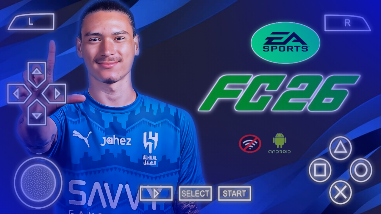 EA FC 2026 PPSSPP HD Graphics New Kits And Transfer