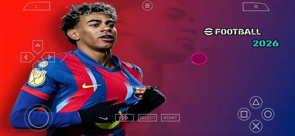 eFOOTBALL PES 2026 PPSSPP ISO NO TEXTURES & NO SAVE DATA