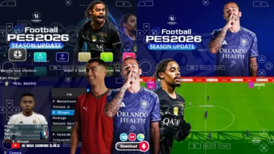 eFootball PES 2026 PPSSPP Original Offline Full UCL Kits 26 and Transfers 4K Graphics