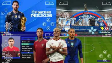 EFOOTBALL PES 2026 PPSSPP ISO NO TEXTURES AND NO SAVE DATA NEW KITS 2025/26 REAL FACES AND TRANSFERS