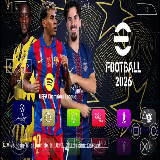 Efootball 2026 PSP Android Offline Camera PS5 HD Graphics Tatto Update
