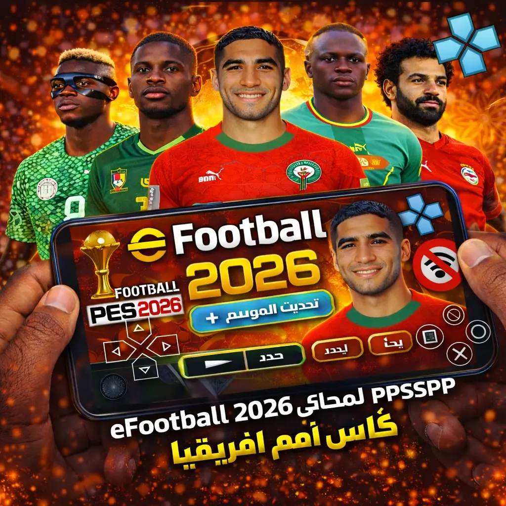 Download eFootball PES 2026 PPSSPP AFCON Edition