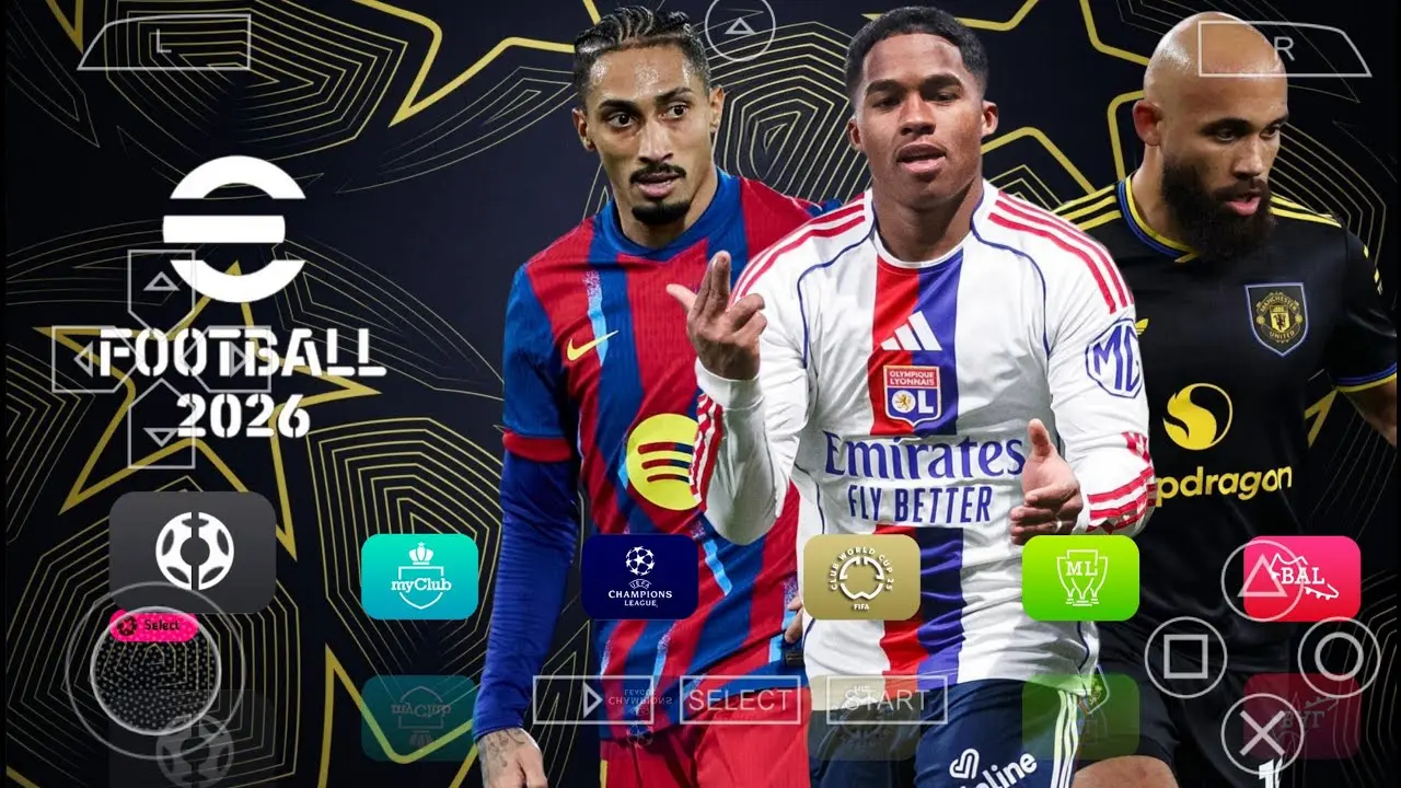 eFootball PES 2026 PPSSPP Modern Football Gameplay