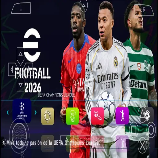eFootball PES 2026 PPSSPP Android Offline PS5 Camera | Efootball 2026 PSP Full Update & 62+ Stadiums