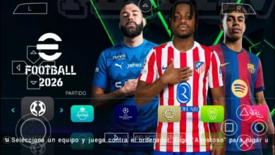 eFootball PES 2026 PPSSPP Android OFFline Full Update UCL & League Kits 25/26 Season 4k Graphics