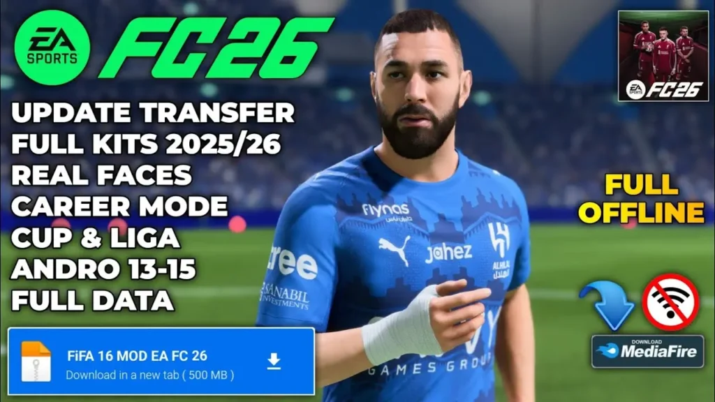EA Sports FC 26 Android Offline FIFA 16 Mod