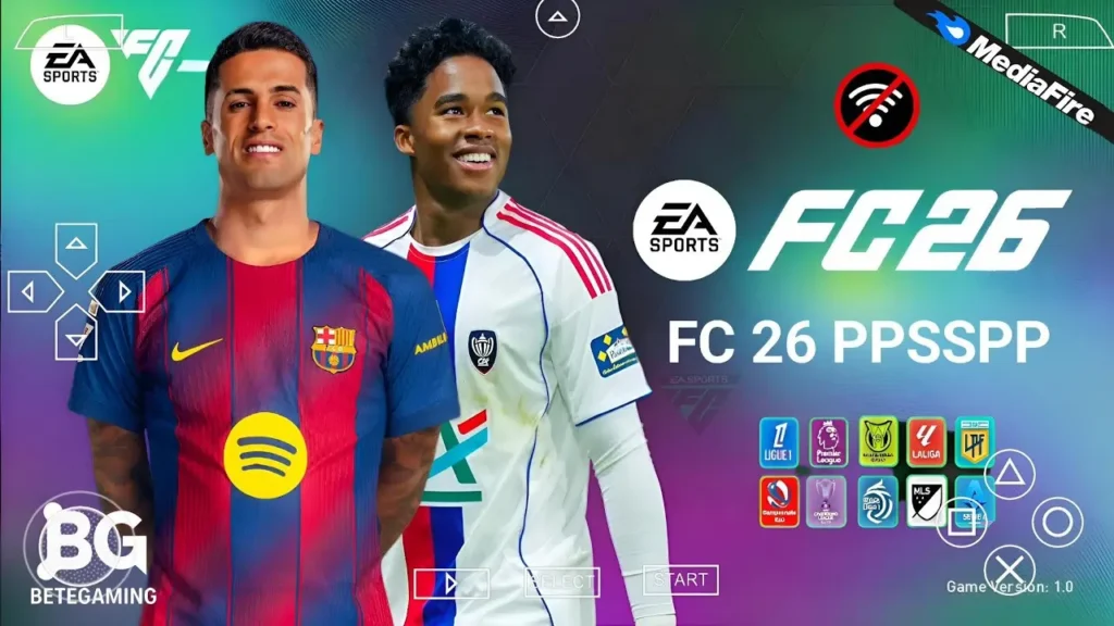 FIFA 2026 PPSSPP – PSP Iso PS5 Camera Download (EA SPORTS FC 2026)
