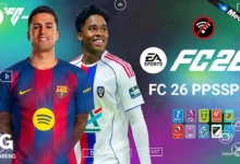 FIFA 2026 PPSSPP – PSP Iso PS5 Camera Download (EA SPORTS FC 2026)
