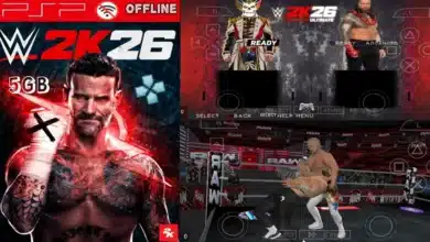 WWE 2K26 PPSSPP ISO V1 NEW UPDATE CHARACTERS