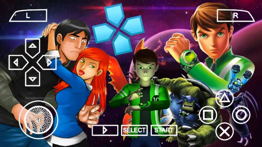 Ben 10 - Alien force ppsspp