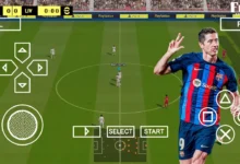 efootball pes 2024 ppsspp camera ps5 android offline