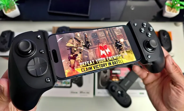 Joso Mobile Gaming Controller for iPhone & Android, USB C Phone Game Controller with Low Latency, Plug & Play Ergonomic Design for Cloud Gaming/PS Remote Play/Emulator