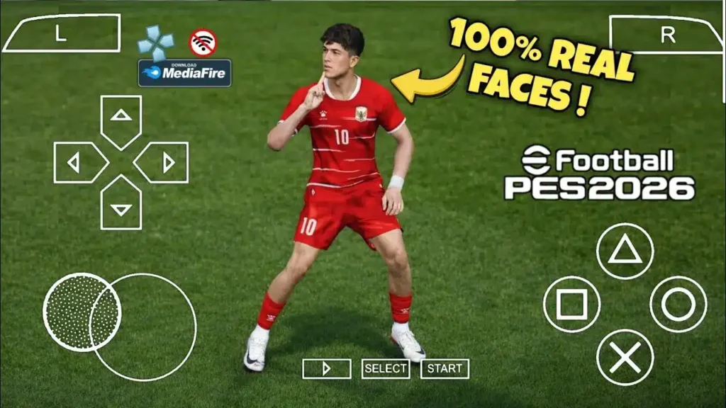 eFootball PES 2026 PPSSPP Android Small Size PS5 Camera Offline Download